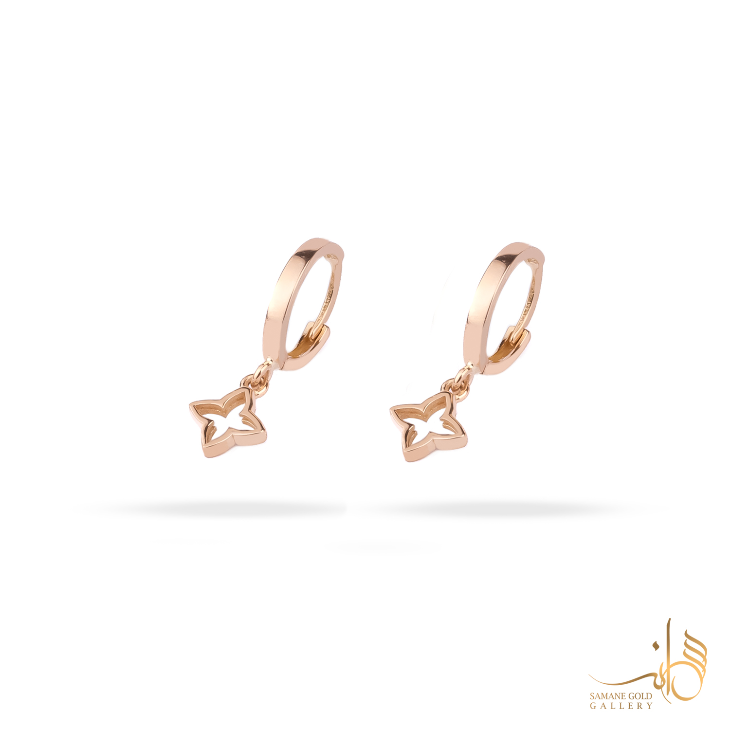 گوشواره طلا روکو روبرتو کوین توخالی