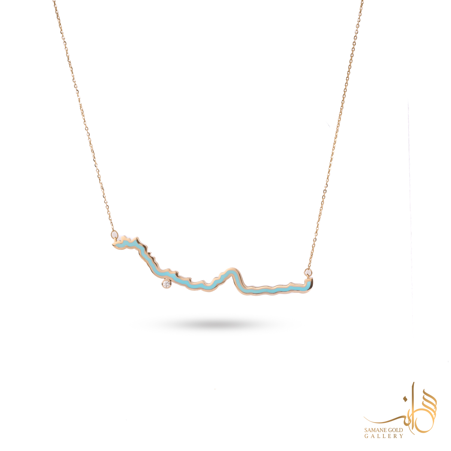 گردنبند طلا رگ مرزی خلیج فارس