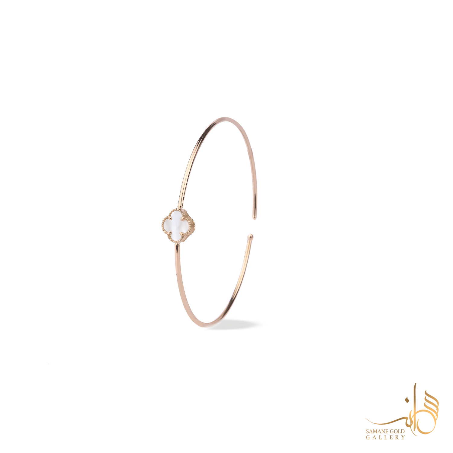 بنگل طلا ونکلیف سفید