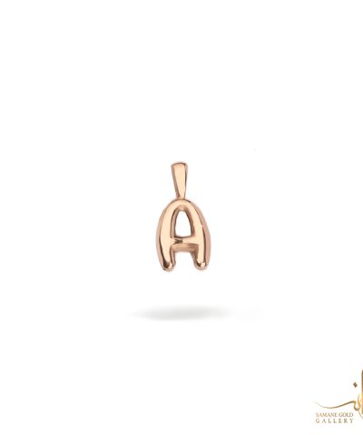 آویز طلا بالونی حرف A