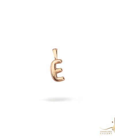 آویز طلا بالونی حرف E