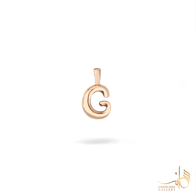 آویز طلا بالونی حرف G