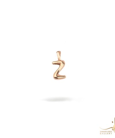 آویز طلا بالونی حرف Z