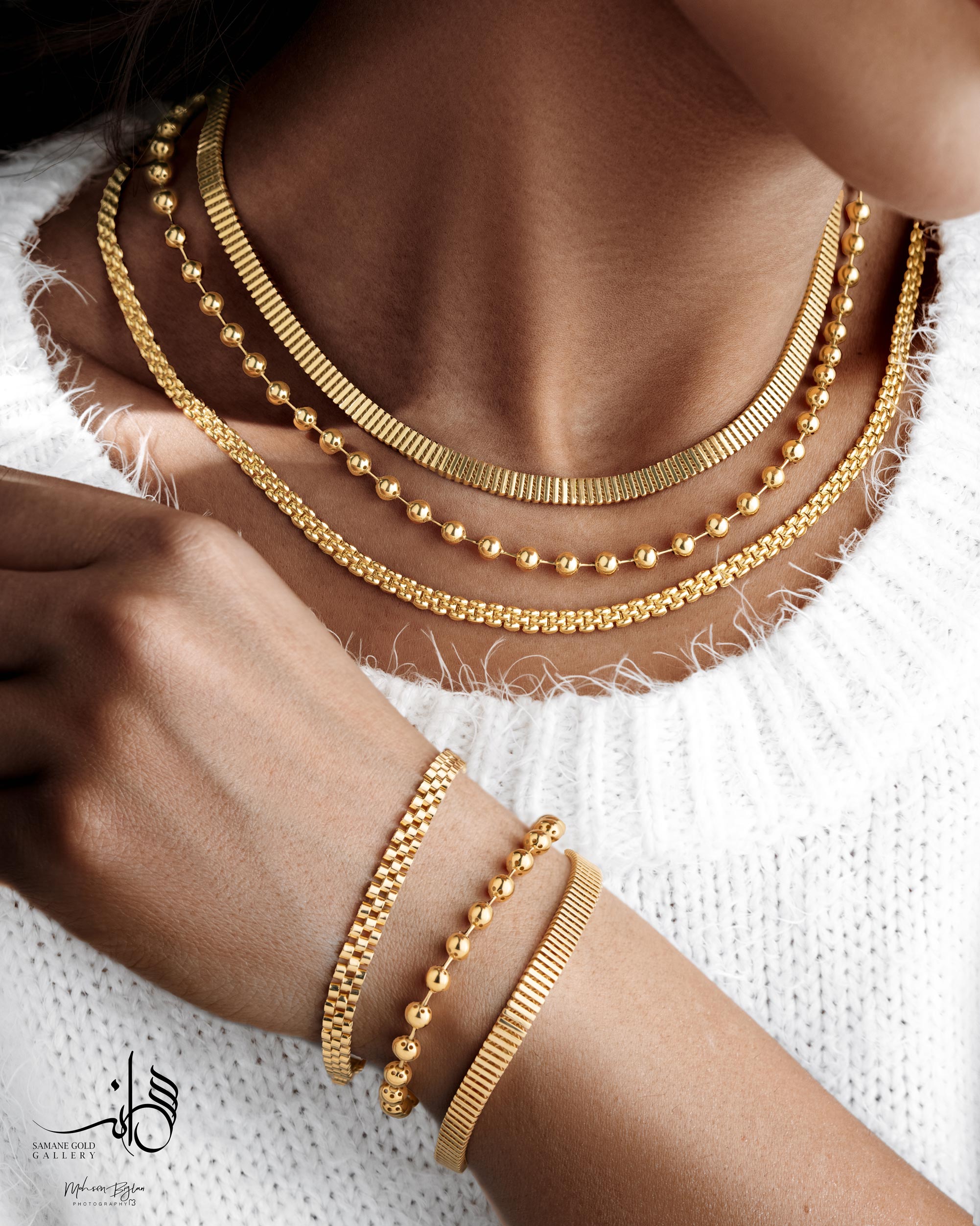 کالکشن طلا طرح لیلیت و گوی