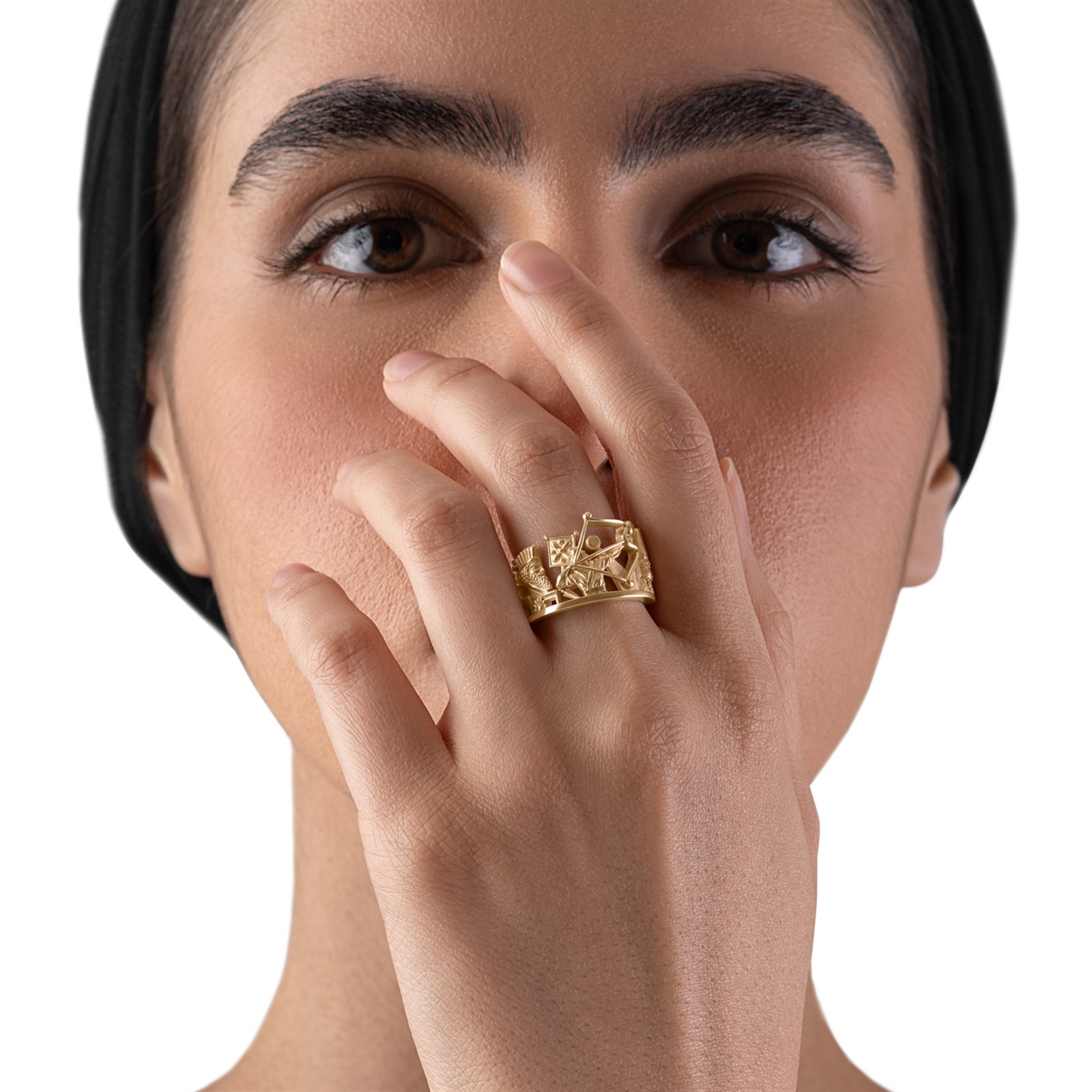 انگشتر طلا زنانه میراث - تصویر 4