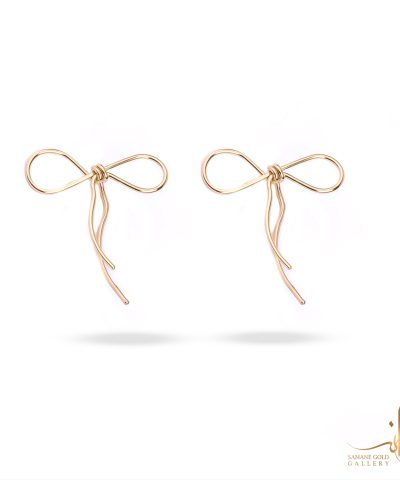 گوشواره طلا کرلی پاپیون