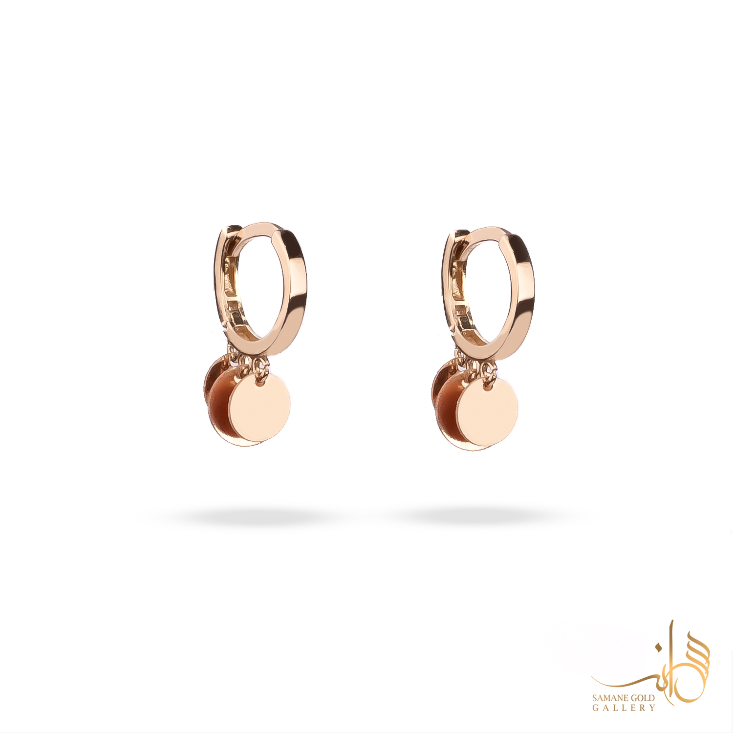 گوشواره روکو طلا سه پولک