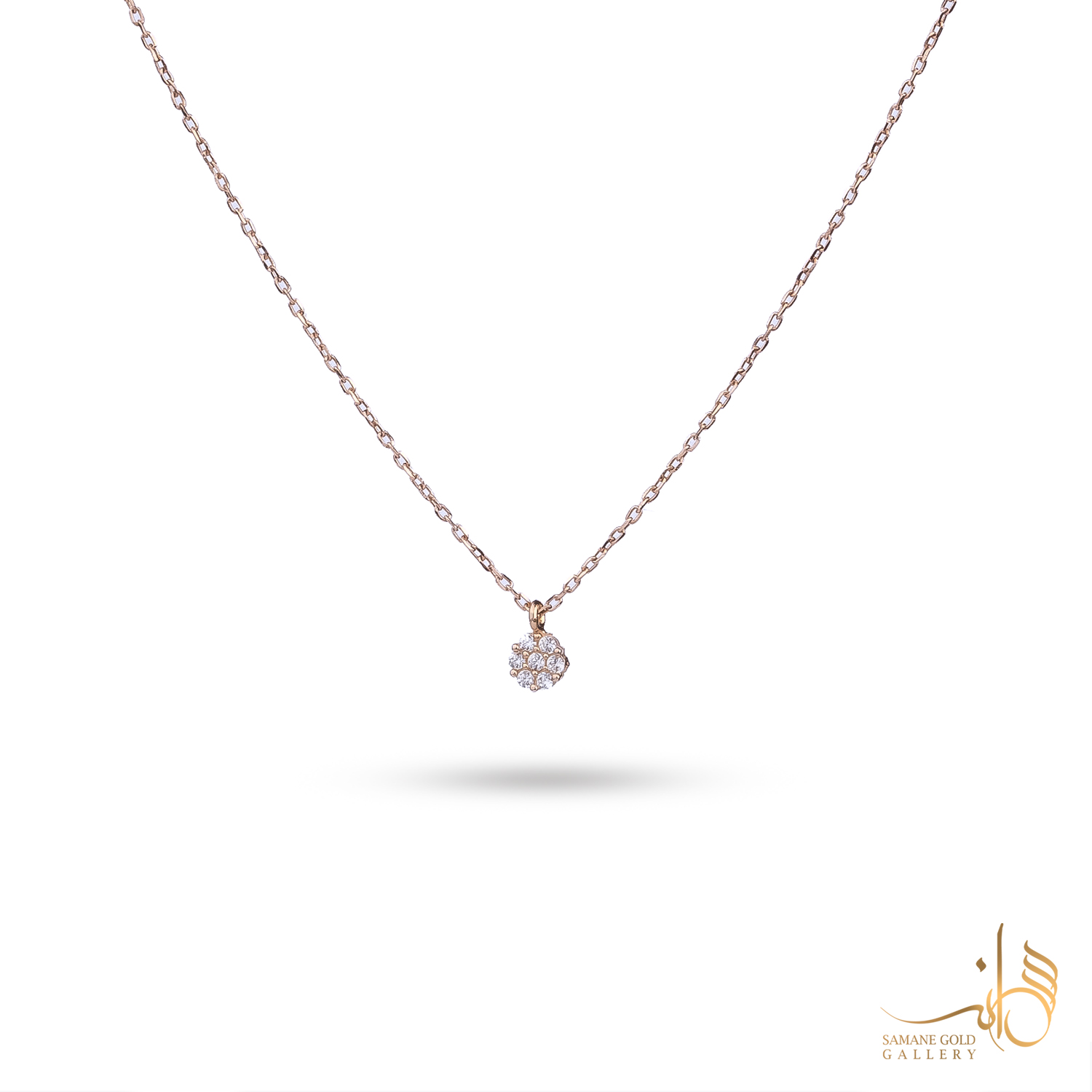 گردنبند طلا تک فلاور