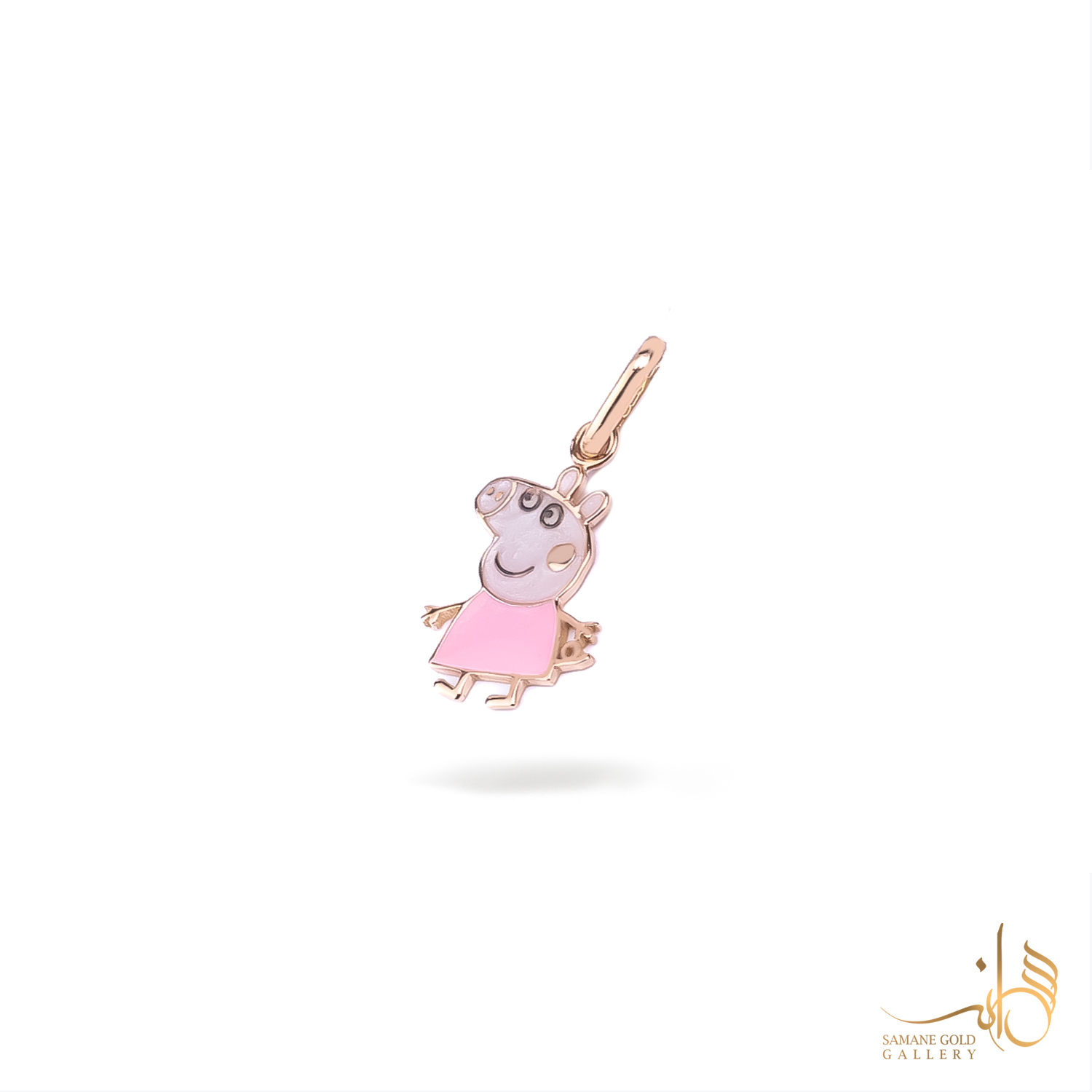 آویز طلا شخصیت کارتونی محبوب بچگانه پپاپیک