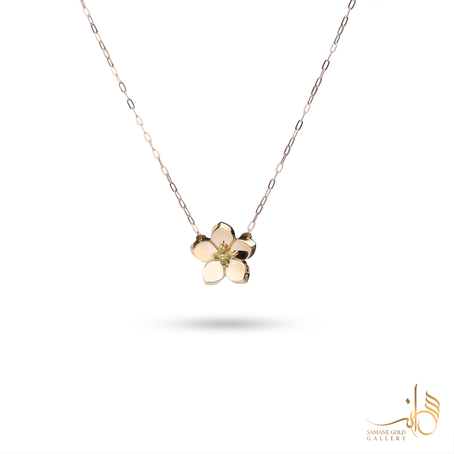 گردنبند طلا شکوفه