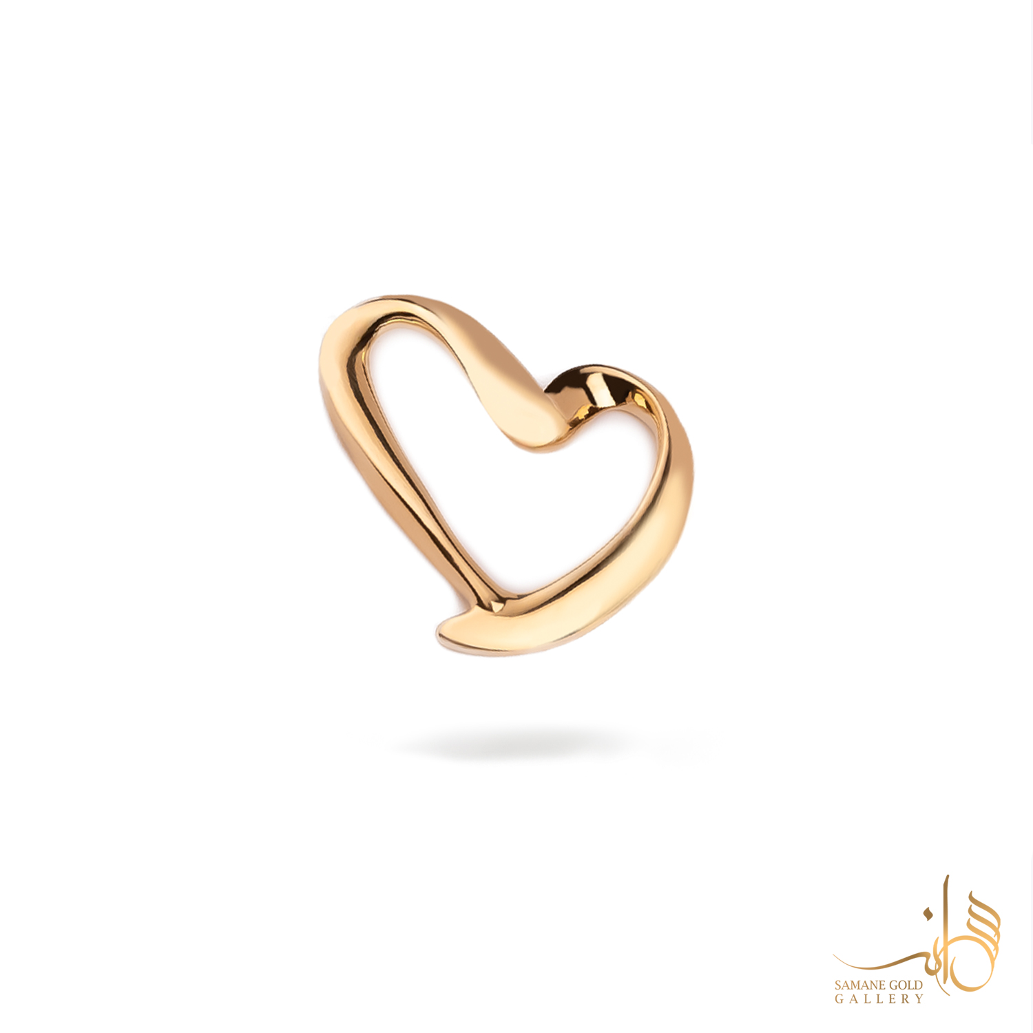 آویز طلا قلب گرازیلا بزرگ