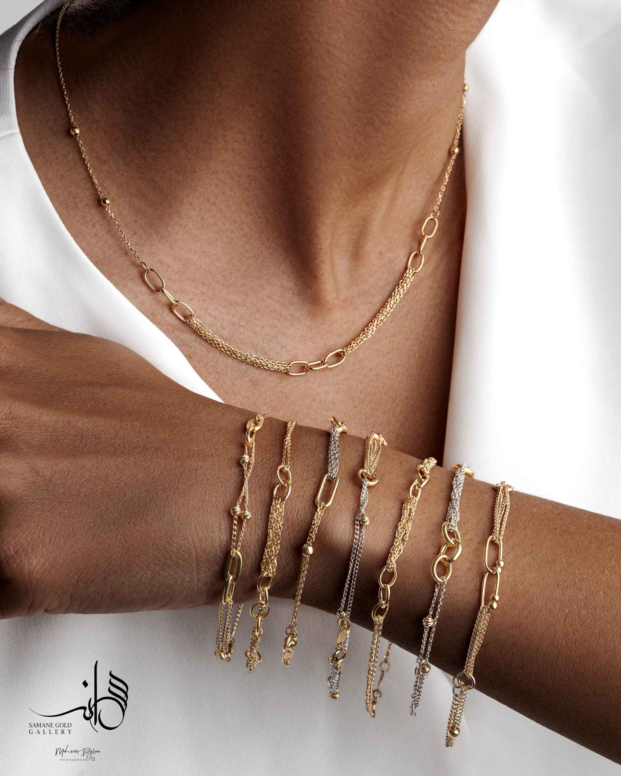 دستبند طلا تیفانی