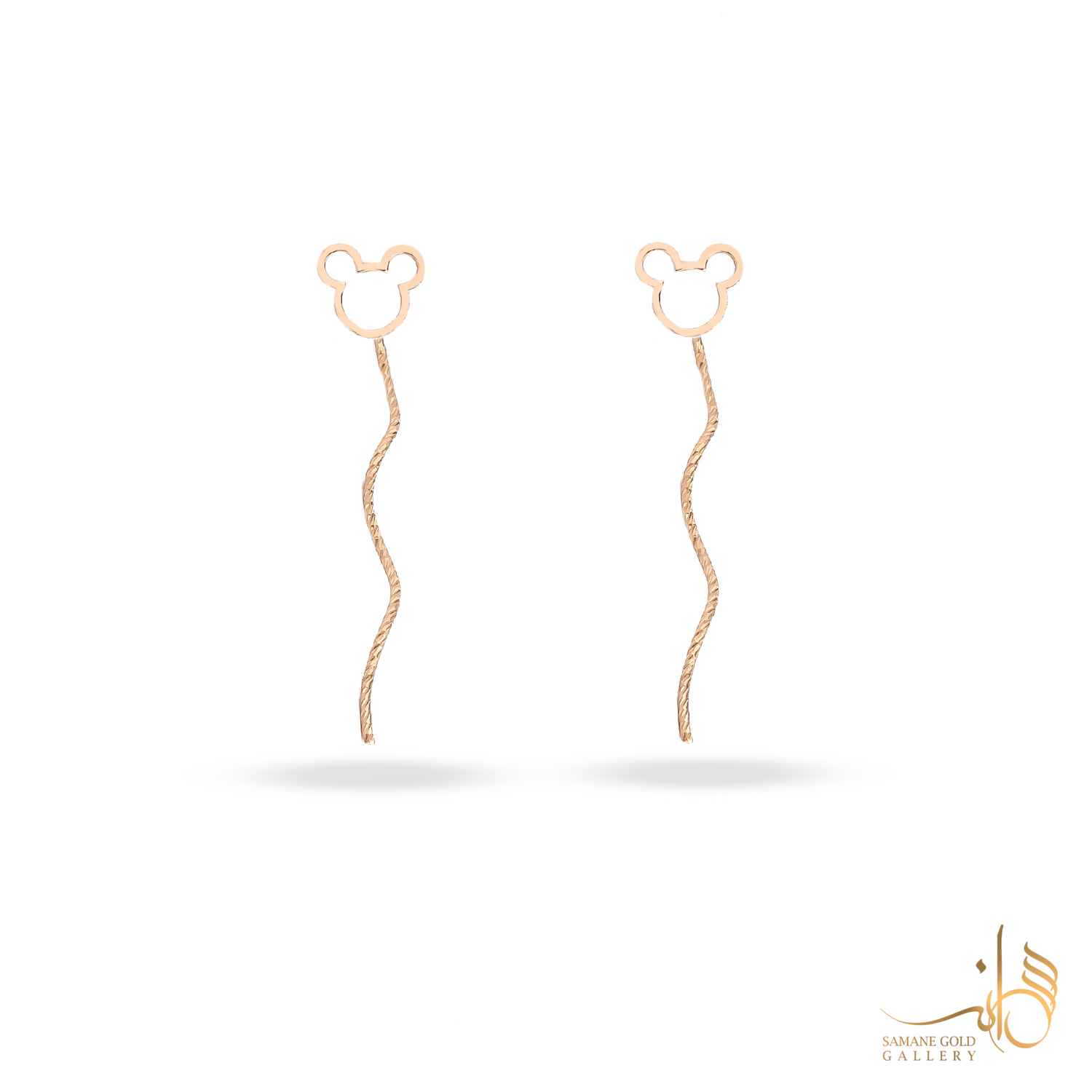 گوشواره بخیه ای طلا