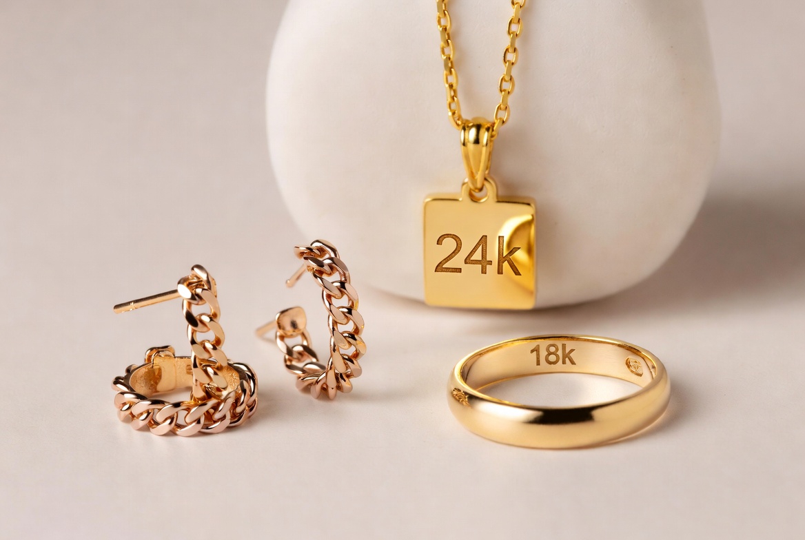 مقایسه طلای 18 عیار با 24 عیار