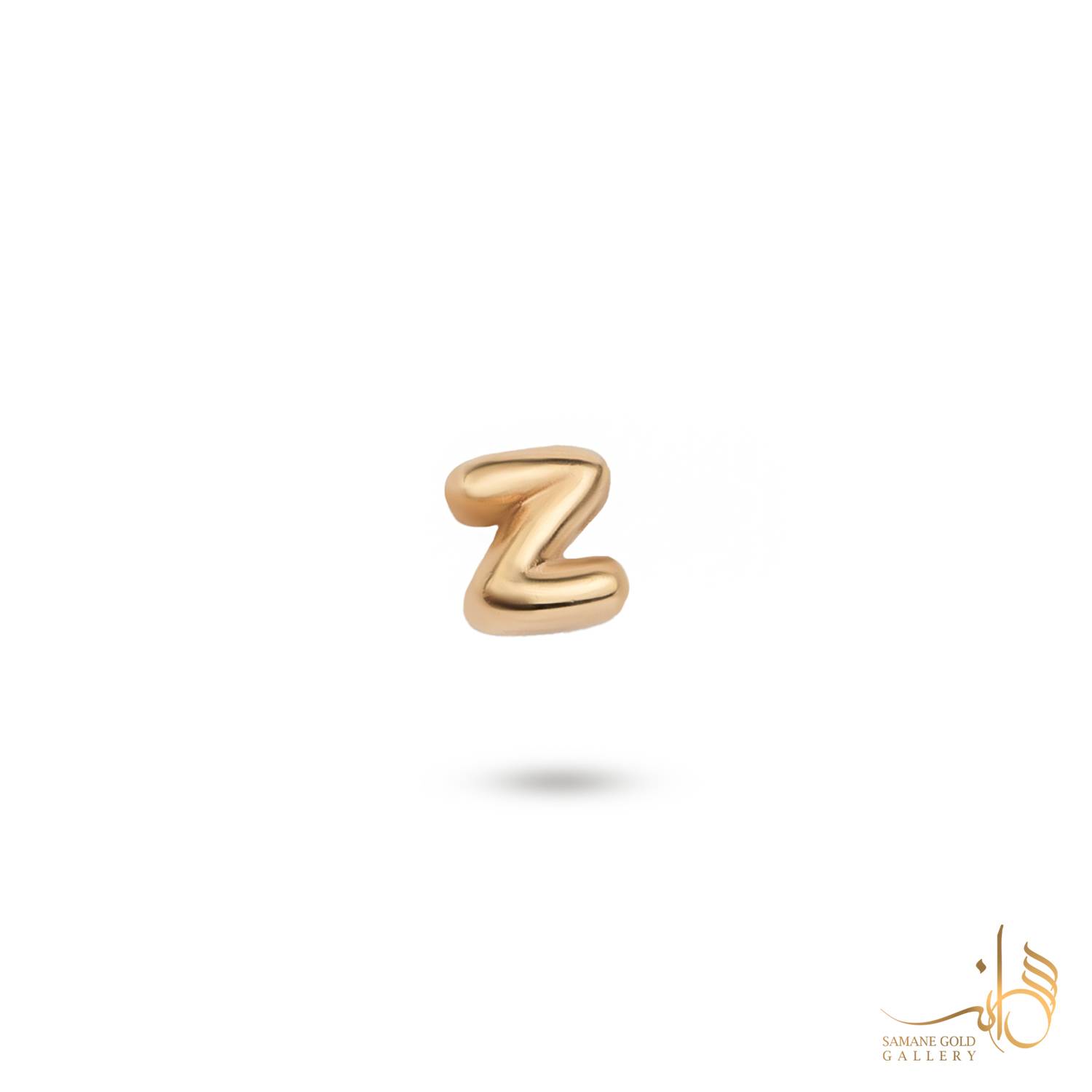 آویز طلا زنانه هلیومی حرف Z سمانه گلد