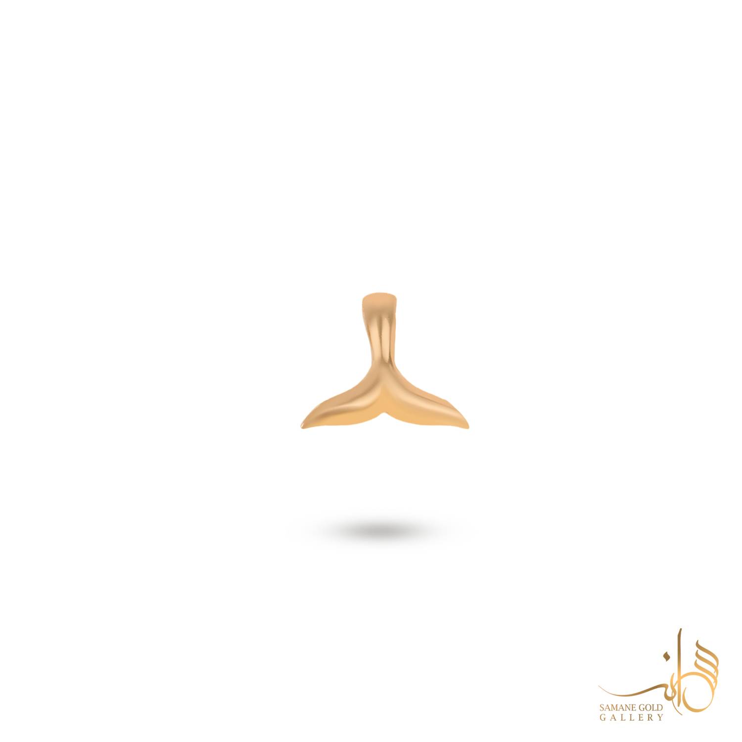 آویز طلا زنانه دم وال سمانه گلد