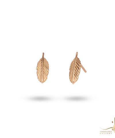 گوشواره طلا زنانه میخی پر